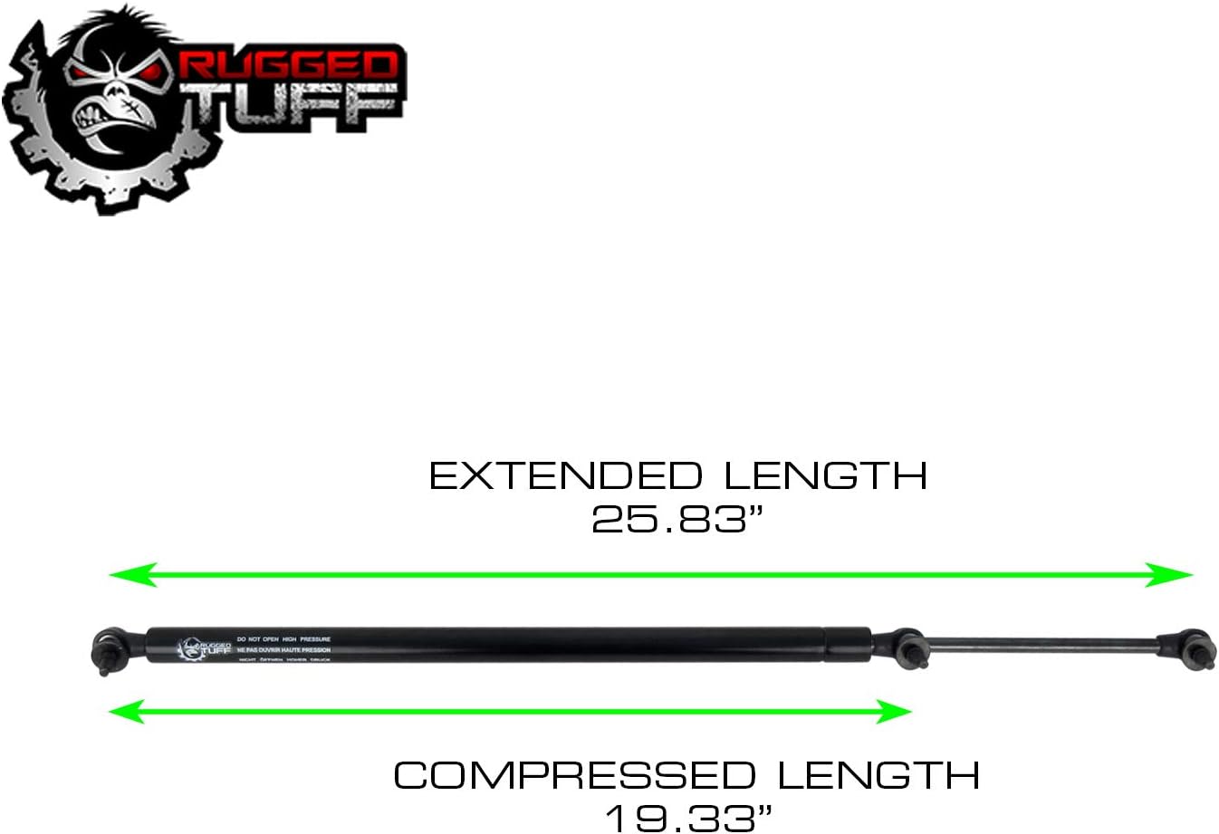 Rear Liftgate Lift Supports Shocks Struts for 01-07 Dodge Grand Caravan, 00-07 Chrysler Town & Country, 01-03 Chrysler Voyager Hatch Trunk Gas Dampers 4535 04894554AB (2 Qty)