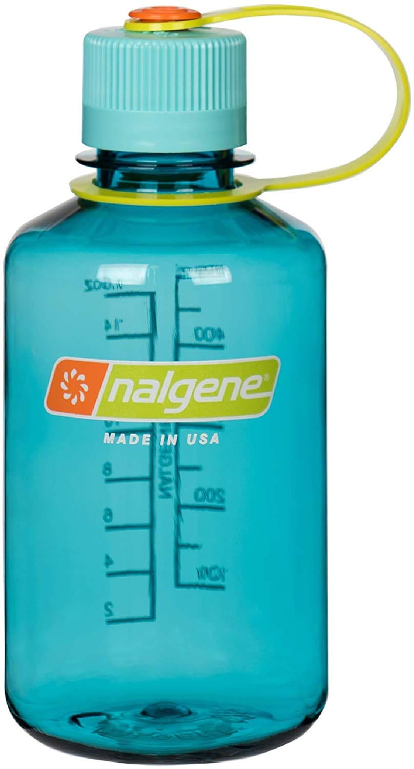 Nalgene New (Cerulean) Tritan Narrow Mouth Bpa-Free Water Bottle, Cerulean, 16 Oz (342092) - New