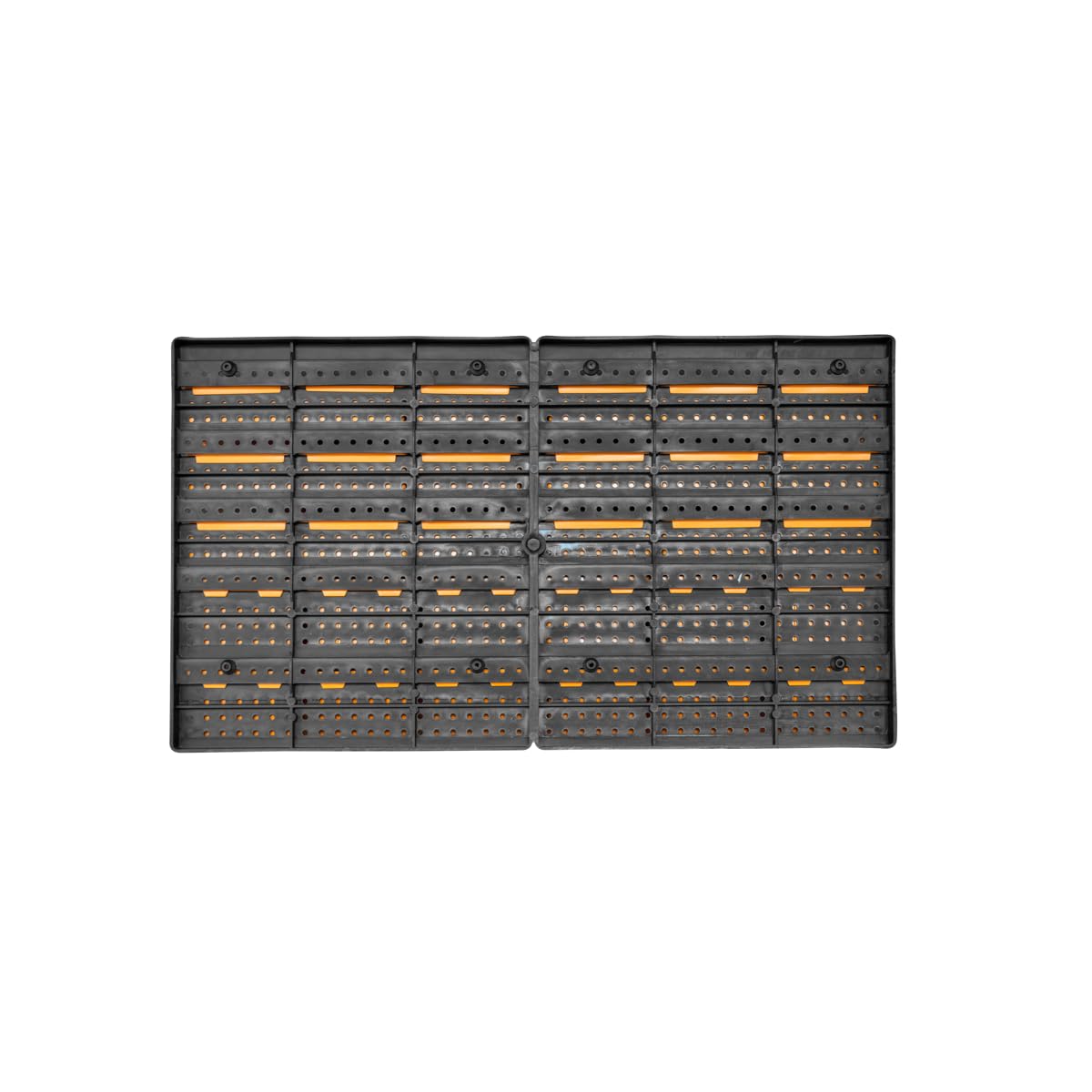 INTEC - Panneau Porte Outils Mural - 30 Bacs à Becs Amovibles - Rangement et Stockage Outils et Quincaillerie