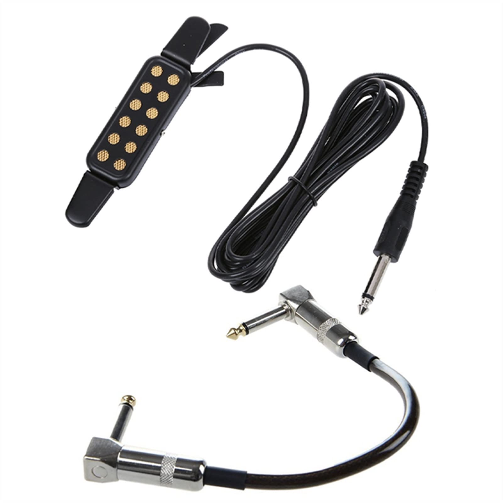 12 Fori Pickup Universali per Pickup per Chitarra Acustica E Cavo Patch da 12 Pollici 63mm