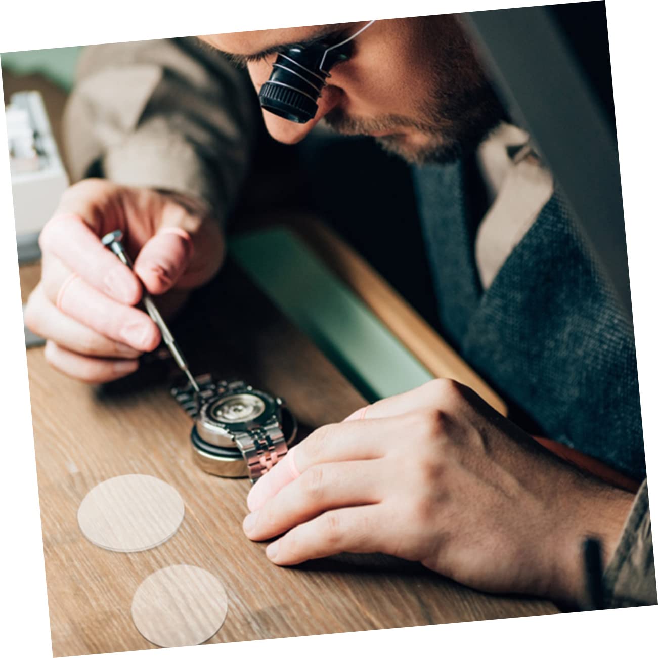 PACKOVE Lente De Reloj Ver Lente Transparente Ver Lente Plana Reloj Inteligente Lente De Reemplazo De Reloj De Pulsera Ver Piezas De Repuesto Lente Redonda Cristal De