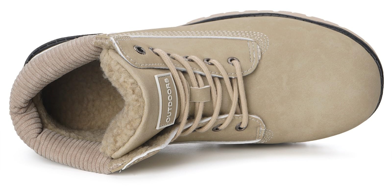 Stivali Uomo Donna Inverno Scarpe da Neve Caldi Snow Boots Impermeabili Stivaletti Pelliccia Stringate Outdoor