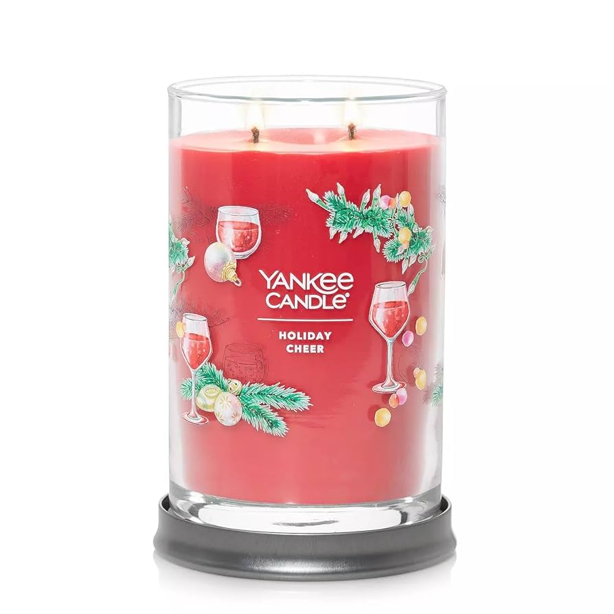 Yankee Candle クリスマスキャンドル 2個セット Amazon.com: Yankee Candle 2023 Holiday Cheer Large 2-Wick