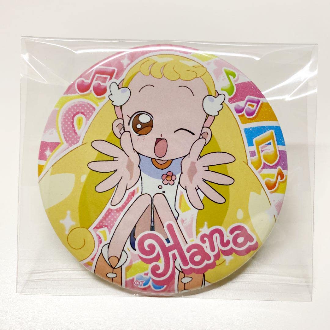 Amazon.co.jp: おジャ魔女どれみ えがお 缶バッジ ハナ G0YG8 : おもちゃ