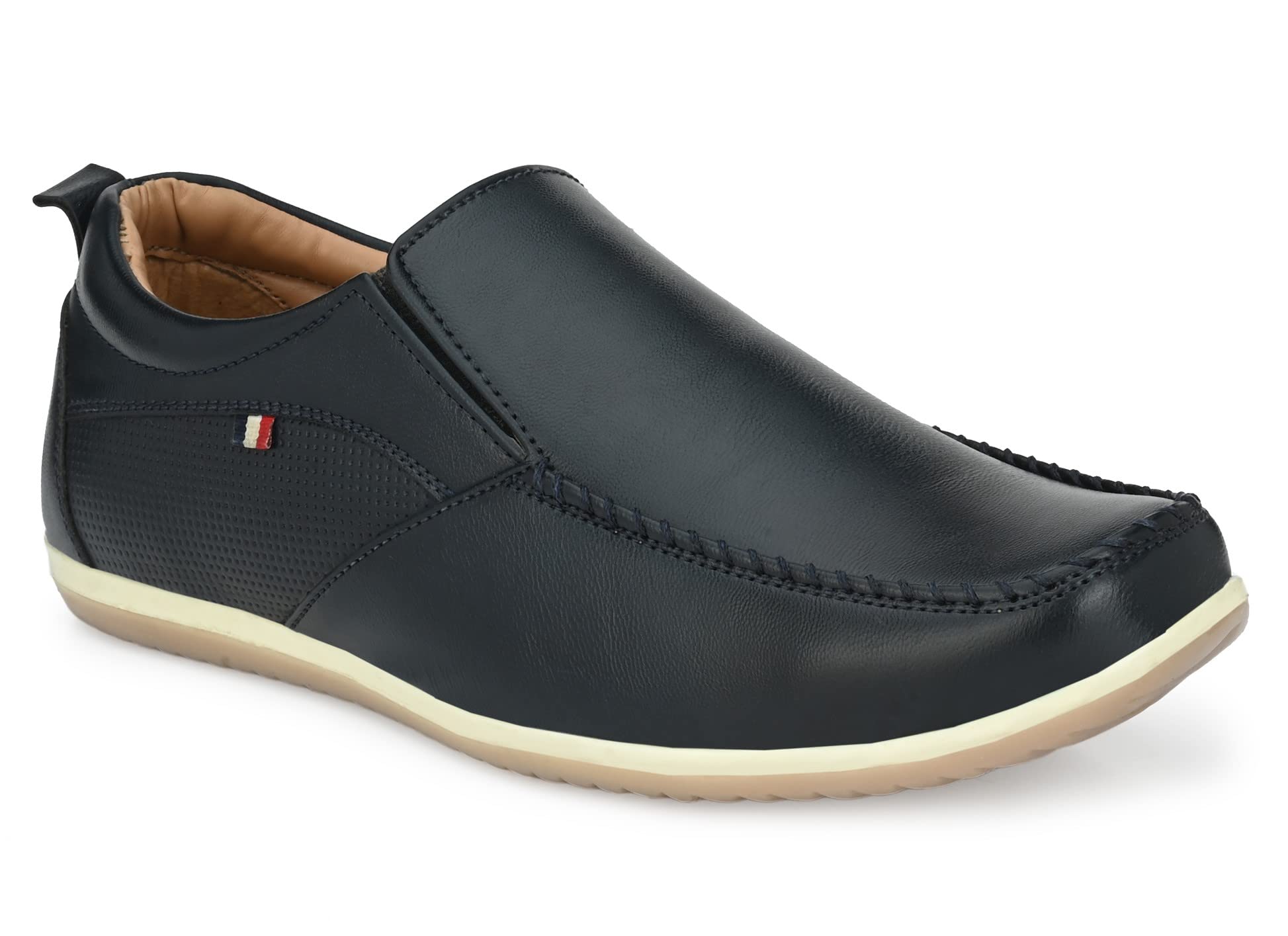 Toro Blu Blue Faux Leather Loafers Shoe for Men - 06 UK (B0CQKFHMHG) Amazon Price History, Amazon Price Tracker
