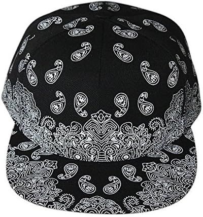Newest Snapback Bandana Paisley Cashew Flat Hat Hip Hop Skateboard Baseball BBoy Adjustable Cap