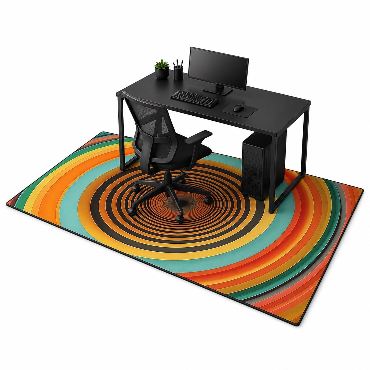 Rechteckig Bodenschutzmatte Bürostuhl Schalldichte Gaming Stuhlmatten Gaming Stuhl Unterlage Kristallflock Wasseraufnahme Kratzfest für Parkett und Hartböden Bürostuhl Unterlage(B,120cm*160cm)