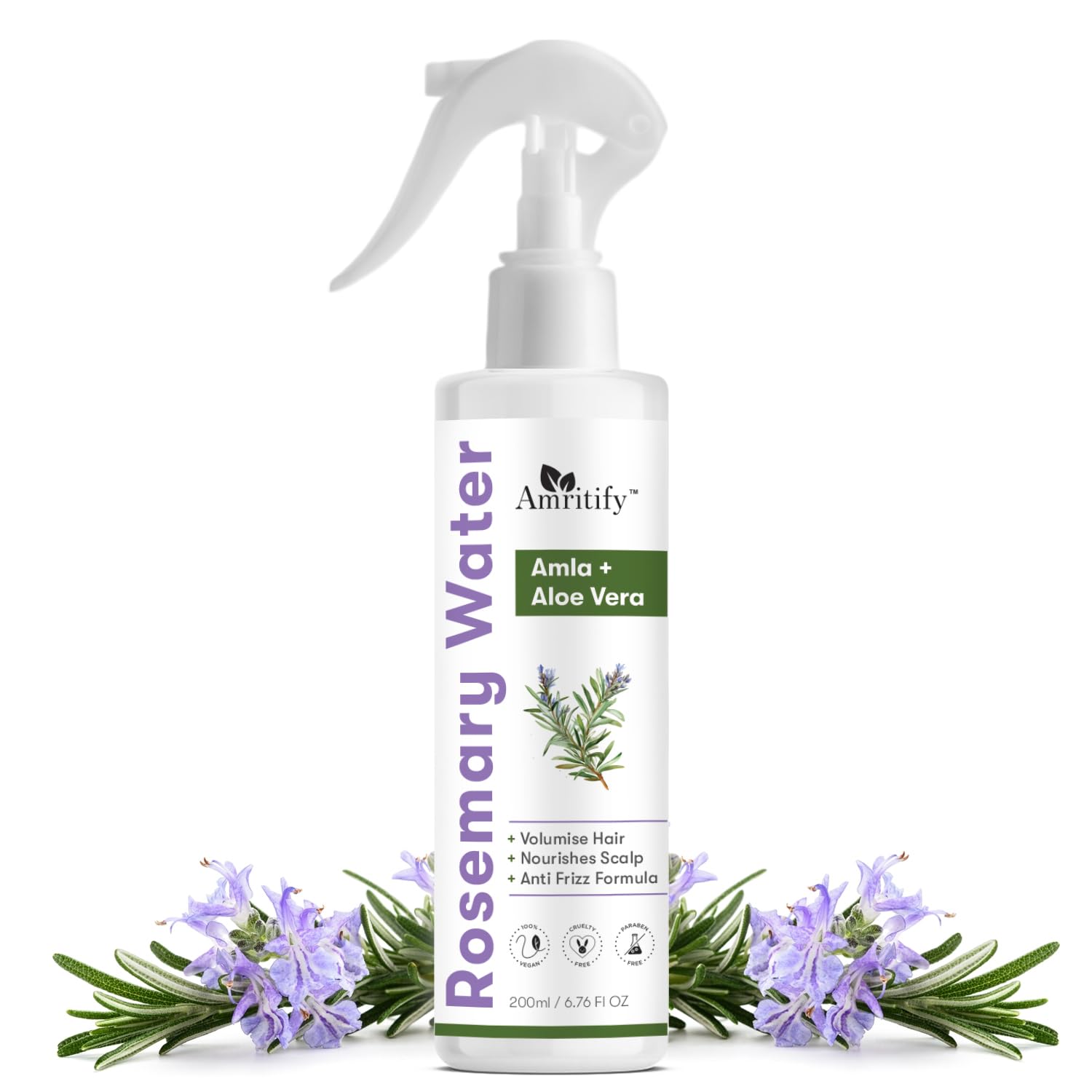Rosemary Hair Growth Spray – 200ml | Hydrates, Nourishes & Strengthens | Anti-Hair Fall & Frizz Control | Natural & Chemical-Free Formula-image-32