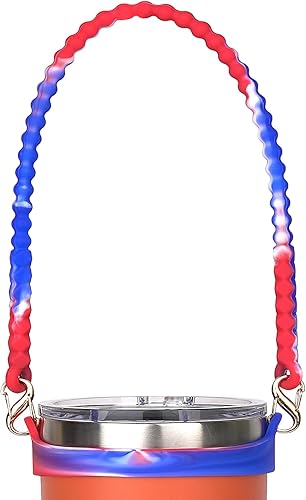 Linkidea Correa de silicona para botella de agua compatible con Stanley, Yeti Rambler, Hydro Flask, IronFlask, Camelbak, Contigo, soporte para