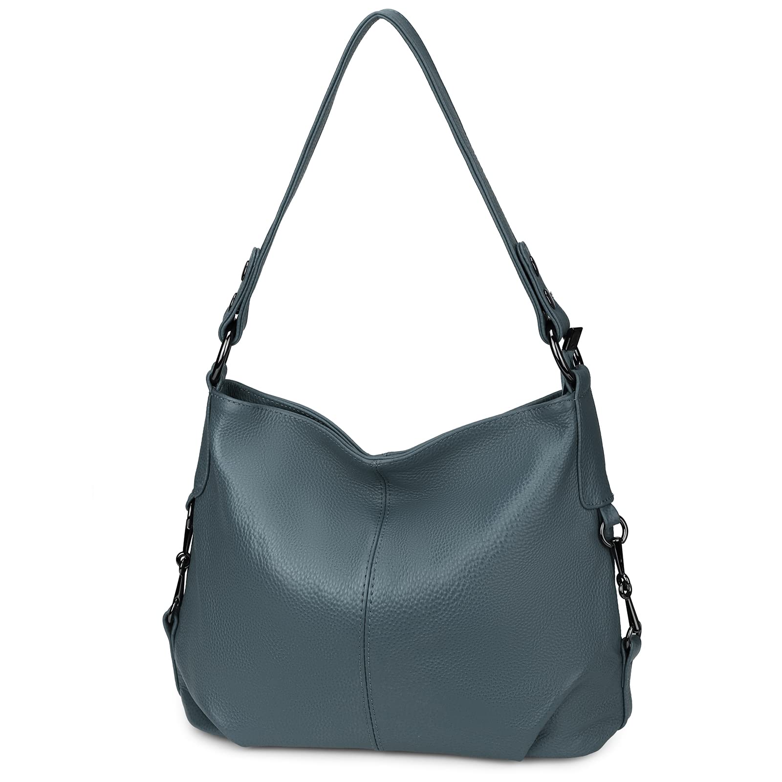 YALUXE Genuine Leather Shoulder Bags Stylish Hobo Handbags Purses Crossbody Bags for Women | Genuine Leather, Stylish: Z1 Blue