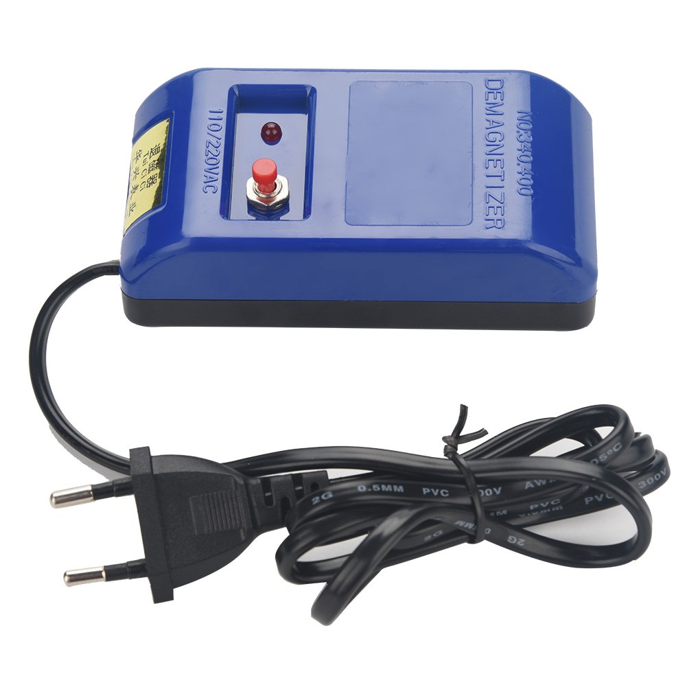 Dilwe Demagnetizzatore,Smagnetizzatore Professionale Strumento di Smagnetizzazione Riparazione Orologio da Polso Professionale 110 / 220v