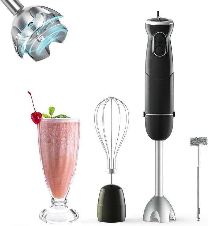 Immersion Blenders, 3 in 1 MultiPurpose Hand Blender, 500W