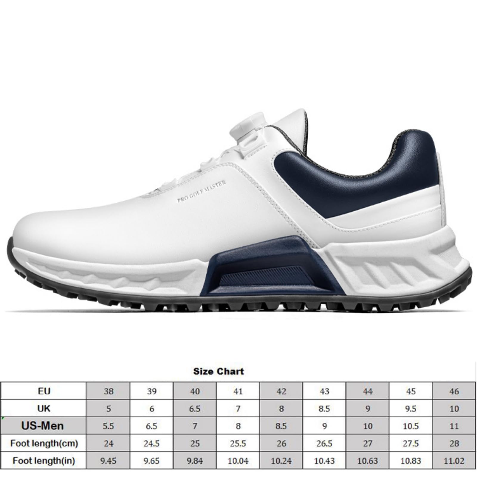 Męskie buty golfowe bez kolców wygodne wodoodporne sneakersy