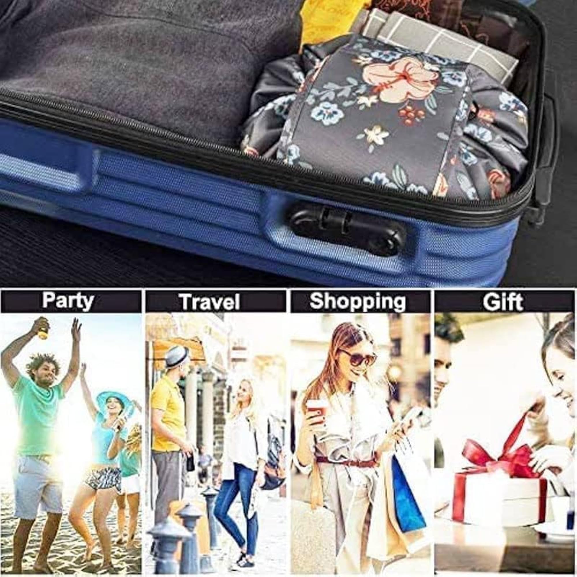 Lazy Makeup Bag, Portable Large Travel Toiletry Pouch