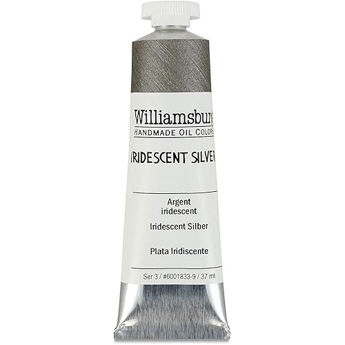 Williamsburg Handmade Oil Color 37ml Iridescent Silver