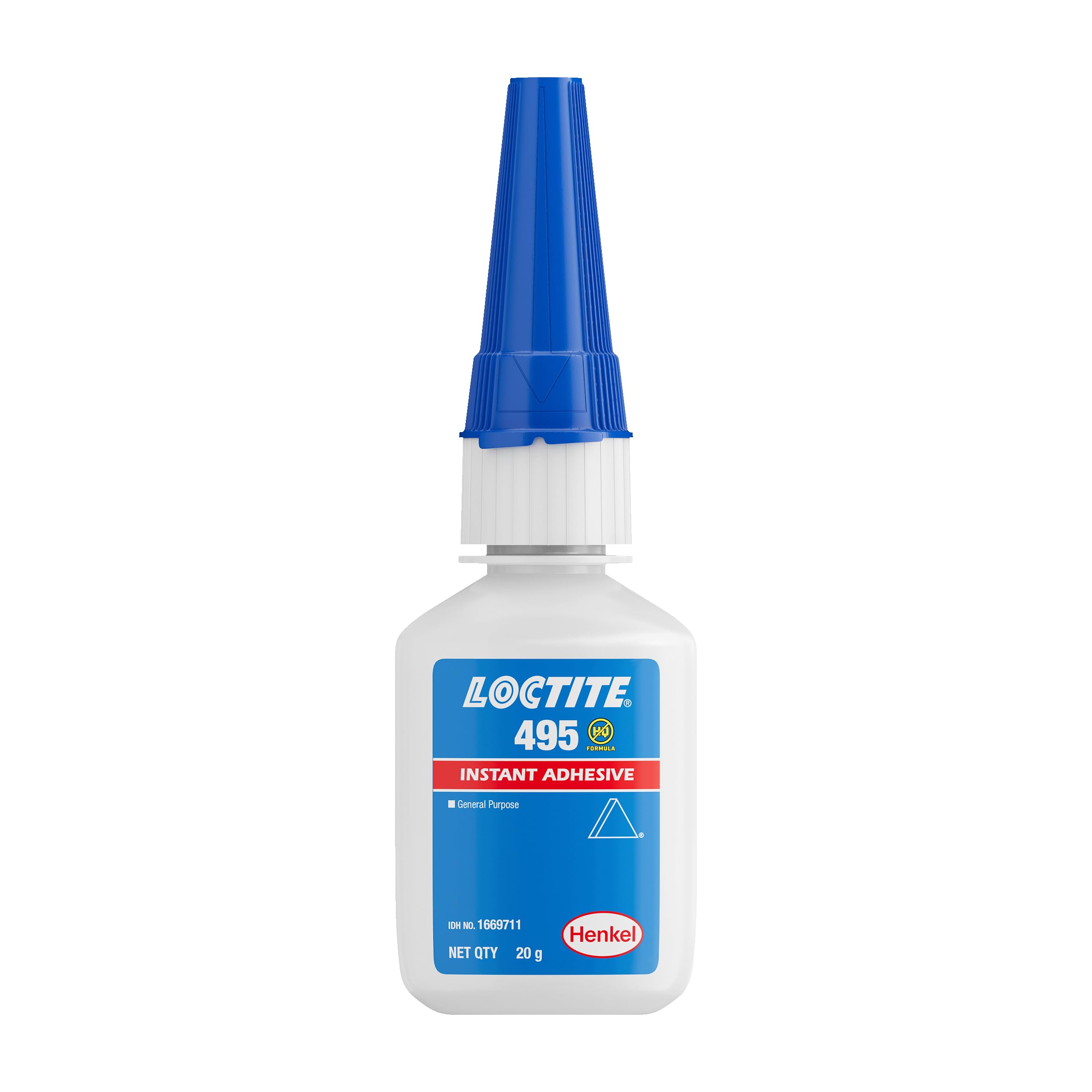 Loctite 495 Instant Adhesive 20g | Transparent | General Purpose | Fast Moisture Cure | Bonds Metal, Plastic, Rubber | Low-viscosity