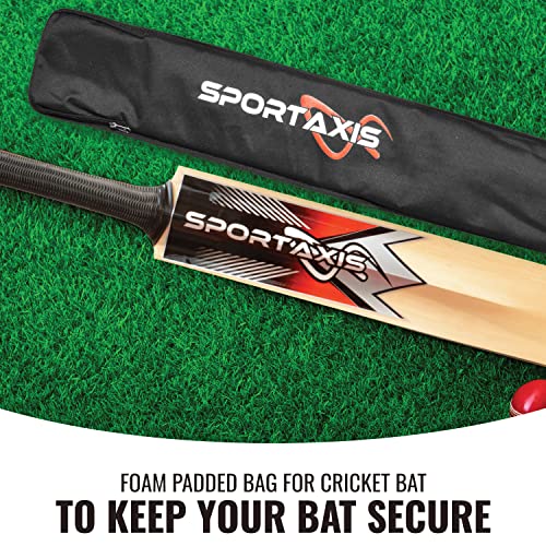 image for SPORTAXIS Foam Padded Bag for Cricket Bat- Adjustable Strap, Lightweig