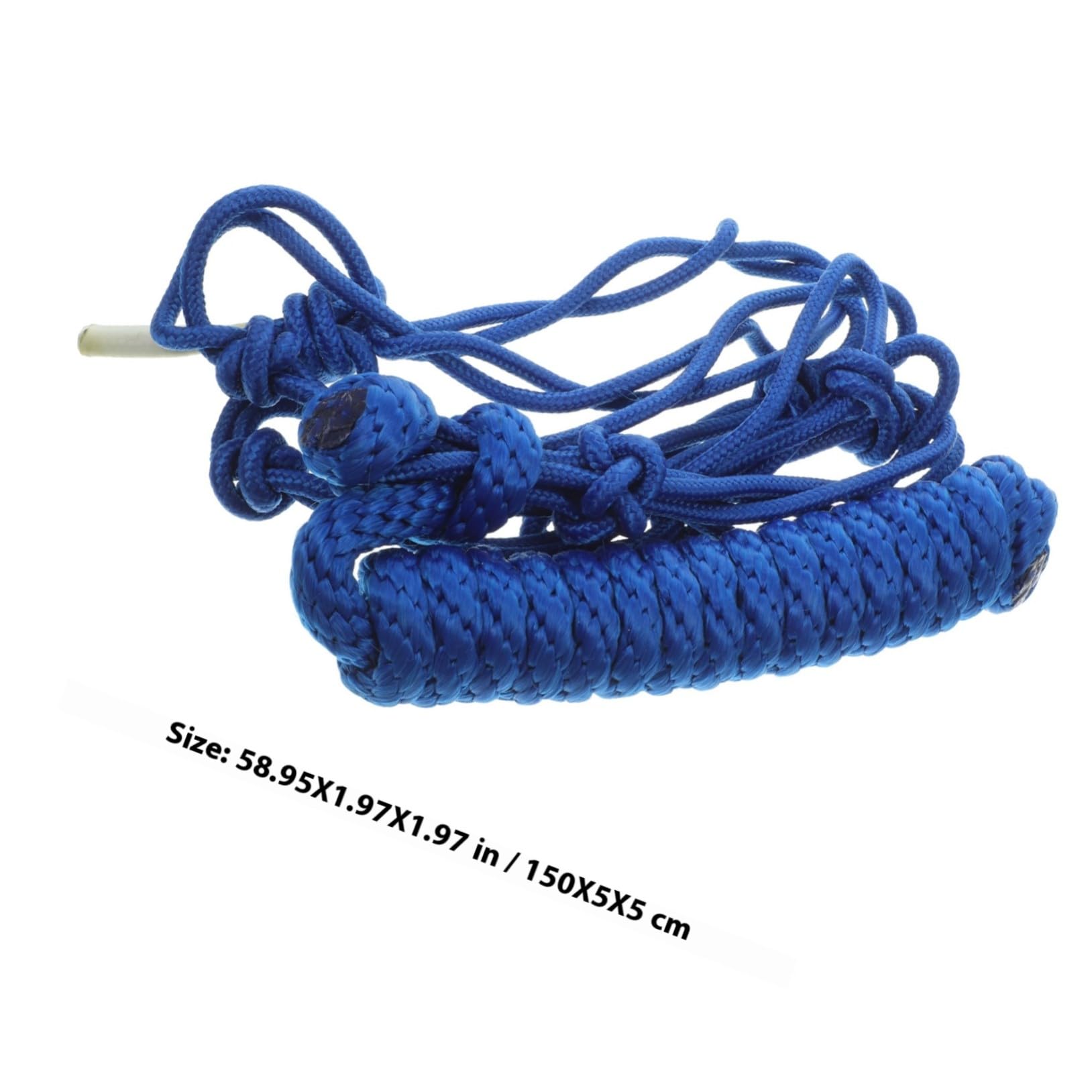 Cabestro de Cuerda Trenzada para Caballos, Azul, de Tela