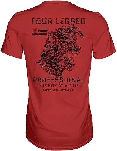 Miniatura 1 de Combat Iron Four Legged Professional K9 Training - Camiseta de manga corta para hombre