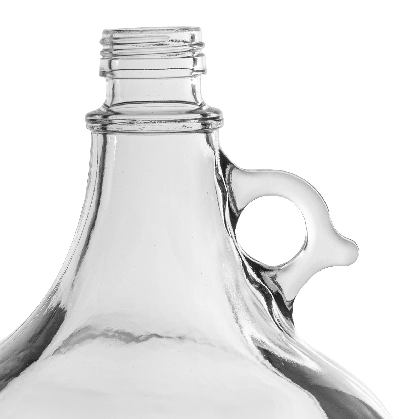 lilawelt24 6 x 5L GLASBALLON Weinballon GÄRBALLON GLASFLASCHE Flasche Gallone Leere Glasflasche zum Befüllen