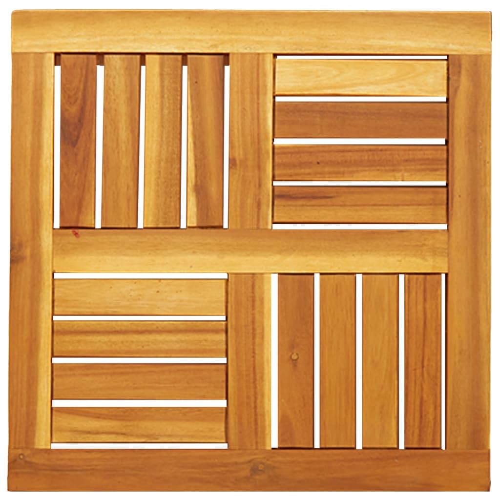 vidaXL Tischplatte Quadratisch 50x50x2 cm aus Akazienholz