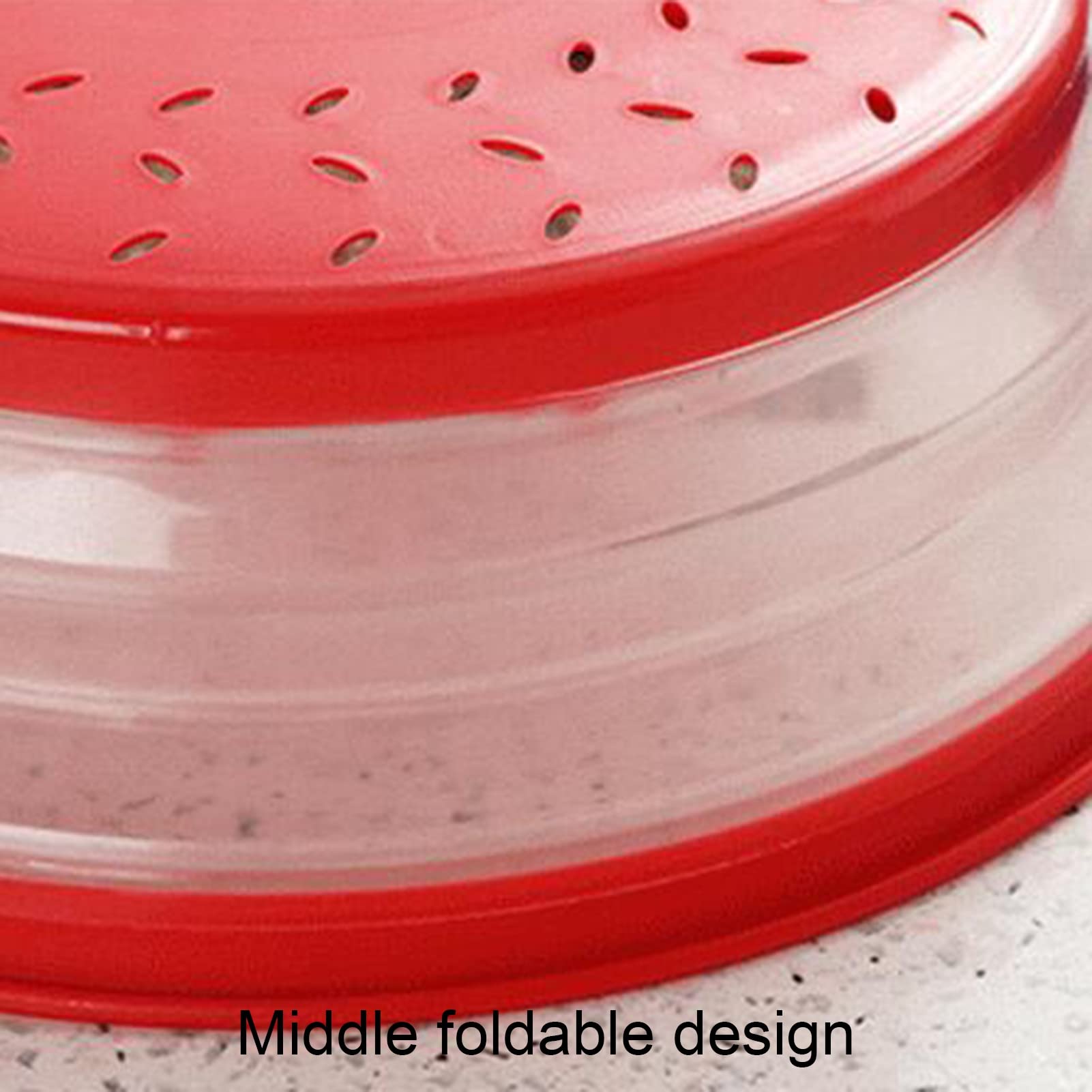 Opvouwbaar Magnetron Deksel Voor Het Opwarmen Van Voedsel Maaltijd Prep Gadget Geen A 834143