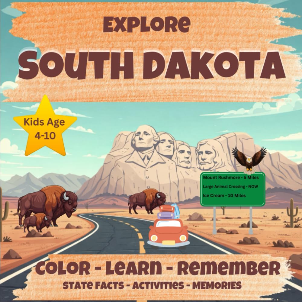 EXPLORE SOUTH DAKOTA: COLOR - LEARN - REMEMBER - STATE FACTS - ACTIVITIES - MEMORIES (Explore the States)