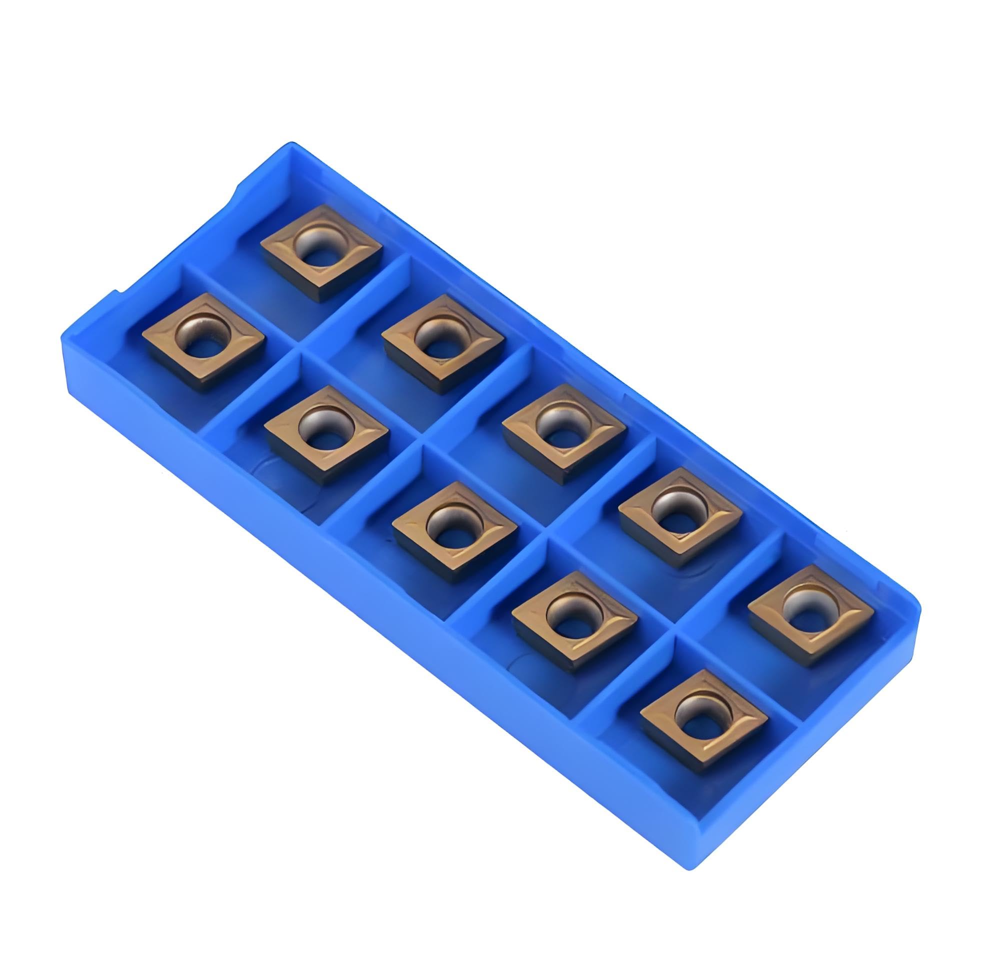 Insertos de Carburo CNC CCMT09T304 para Torno, 6x10x4 mm, para Acero y Acero Inoxidable