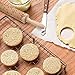 Kitticcino Embossed Rolling Pins for Cookies Christmas Engraved Rolling Pins for Baking Wooden Cute Rolling Pin for Baking Cookies and Decor Christmas Baking Supplies Holiday Birthday Gifts