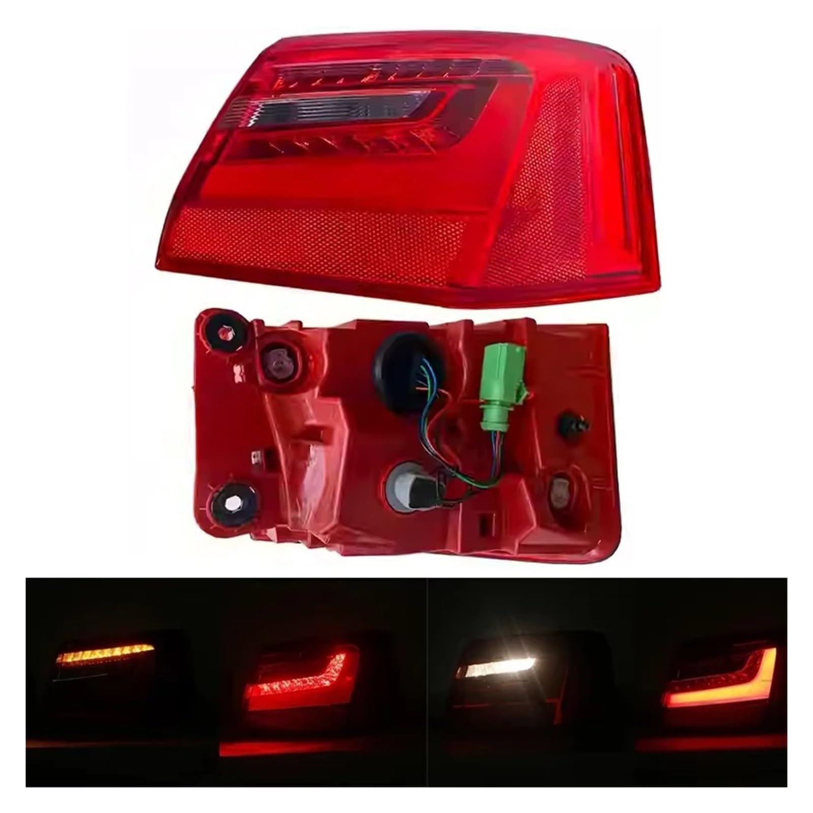 Per A6 Per C7 Berlina 2012-2015 Fanale Posteriore LED Luce Di Retromarcia Luce Segnalazione Freno Gruppo Ottico Posteriore Fanale Posteriore(Inside Left)