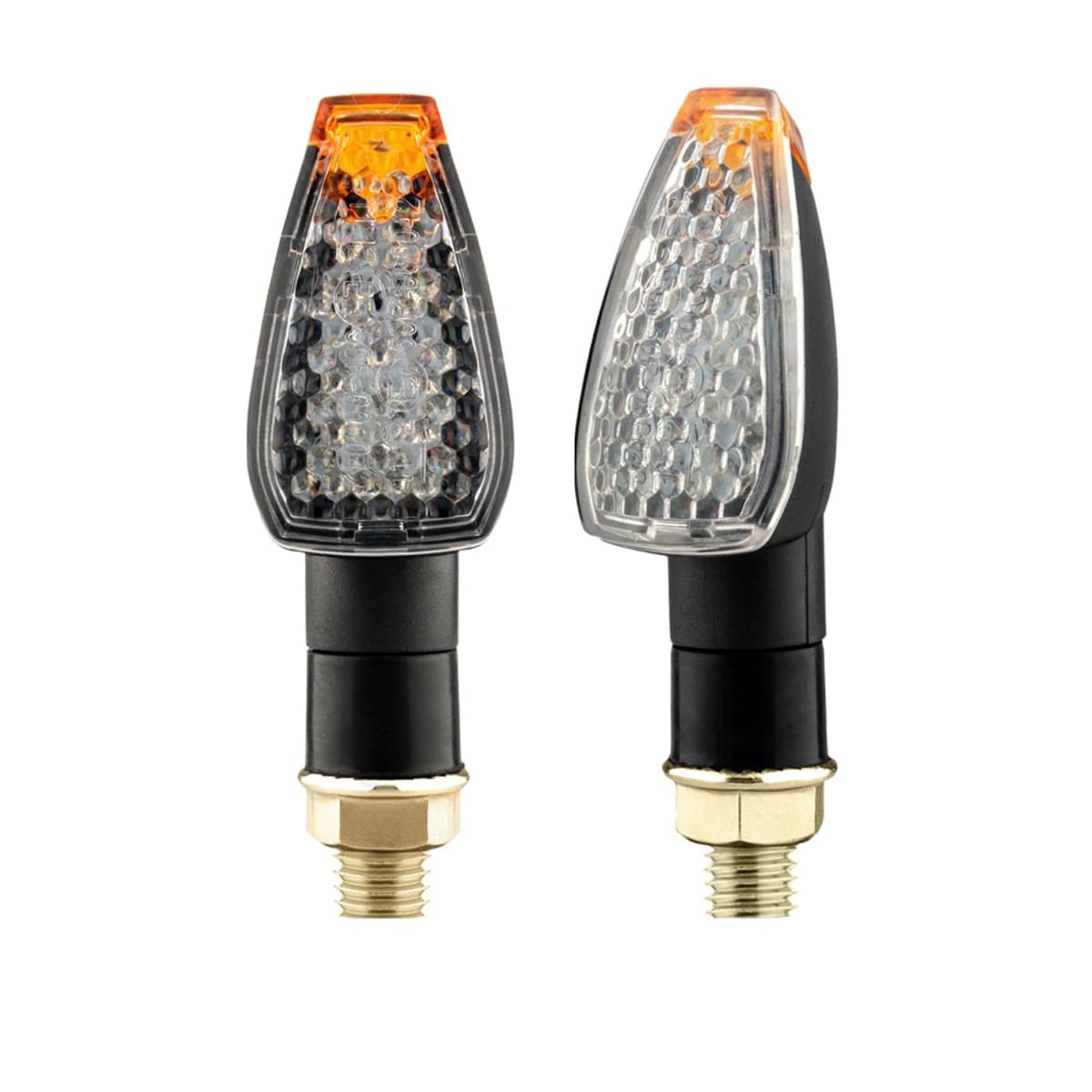 Trasero parada luz moto 12V intermitentes ámbar 14 luces señal giro piezas 8