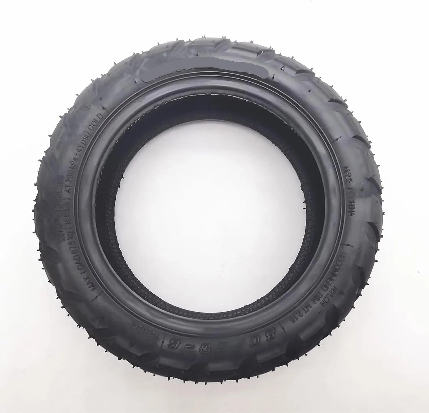 Parti di Scooter Pneumatico tubeless 80/60-6 per Pezzi di Ricambio per Pneumatici Resistenti all'Usura sottovuoto per Scooter Elettrico da 10 Pollici Lunga Vita utile(2 PCS)