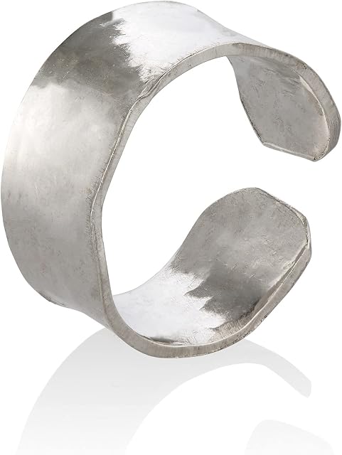 Sterling Silver Ear Cuff for Non Pierced Ears Cartilage helix cuffs Earrings Hammered for Women Clip on jewelry Earring