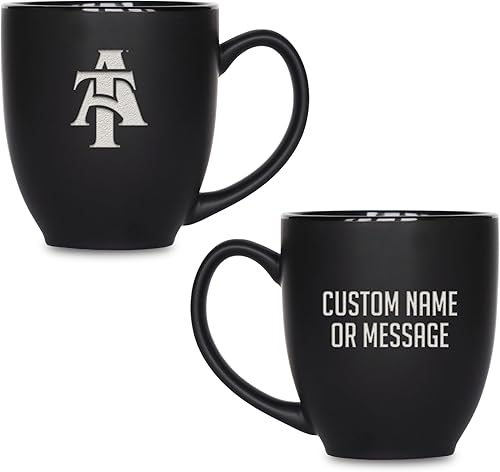 Miniatura 163 de Rico Industries NCAA Primary - Taza personalizada de 15 onzas, color negro mate, para bebidas calientes o frías Nebraska Cornhuskers