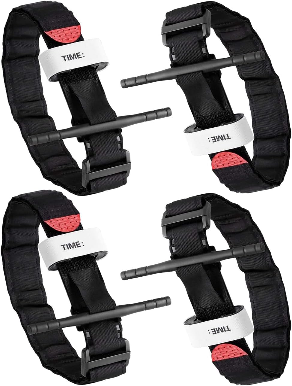 4PCS Tourniquets, Military Medical Emergency Hiking Application, First