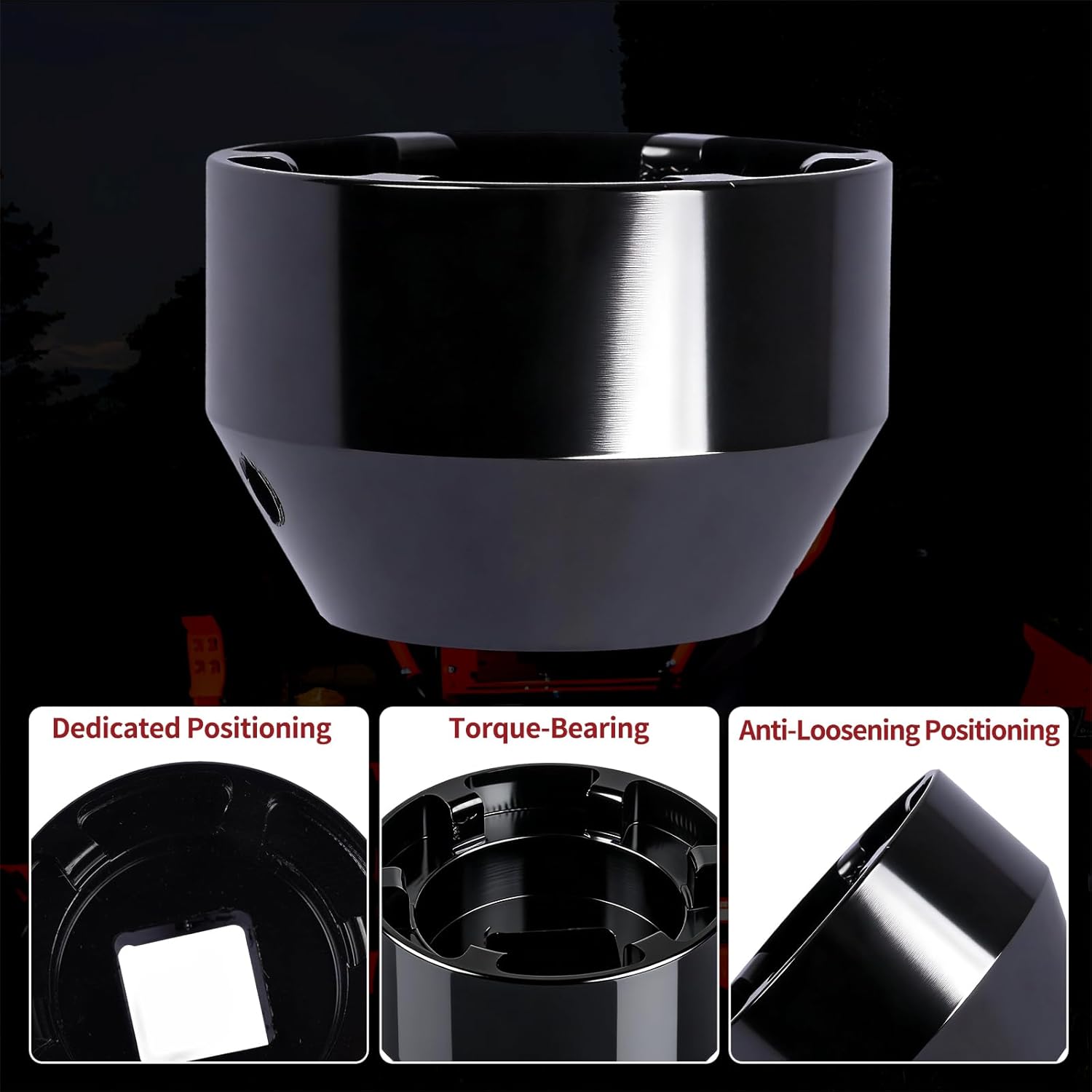 W742589020700 6-Point Pinion Nut Socket Compatible with Mercedes-Benz and Freightliner Heavy-Duty Trucks