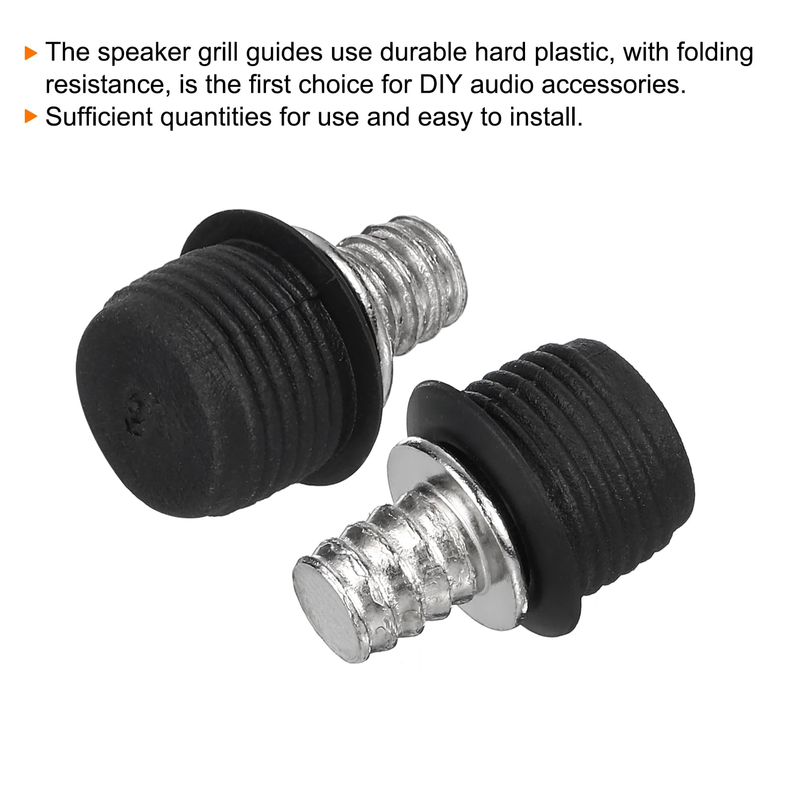 QUARKZMAN Griglia Altoparlante in Plastica a Sfera e Presa a Sfera 6mm Diametro 16pz