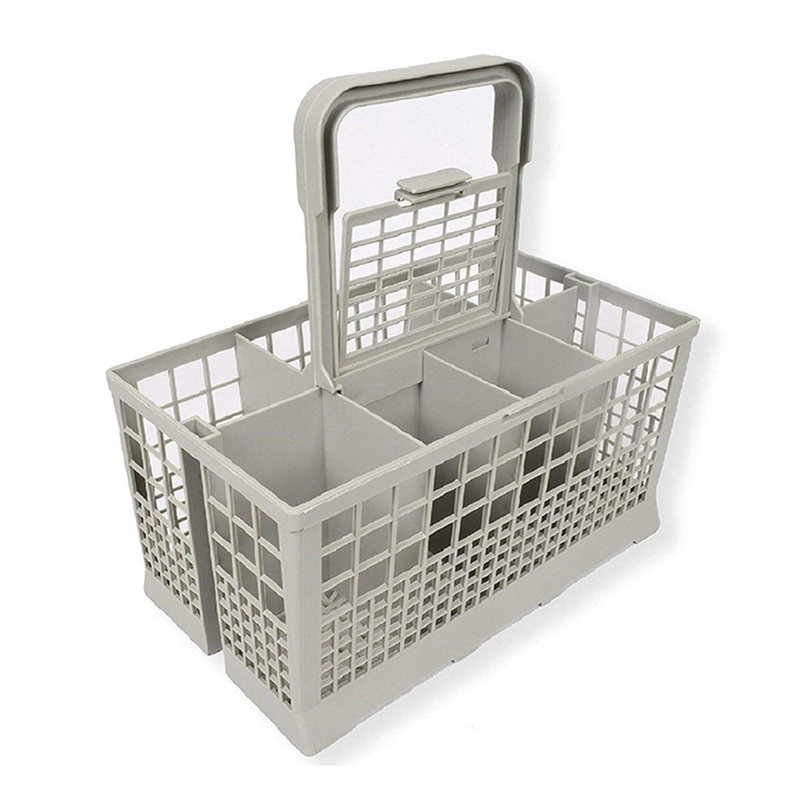 Dish Drainer Rack Geschirrtrocknung Rack Drain Rack Grey 8 Slot Geschirrspüler Besteck Korb Behälter Käfig Küche Geschirrspüler Organizer Lagerkorb Kitchen Dish Drainers Holder
