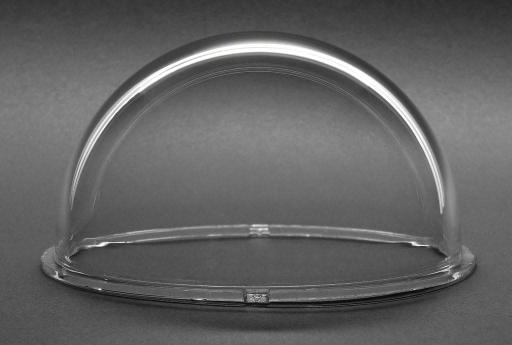 JMX Acrylic/PC CCTV Camera Dome Cover Security Camera Housing Skylight Window Pet Dog Fence Window (3.1 Inches, Transparent)