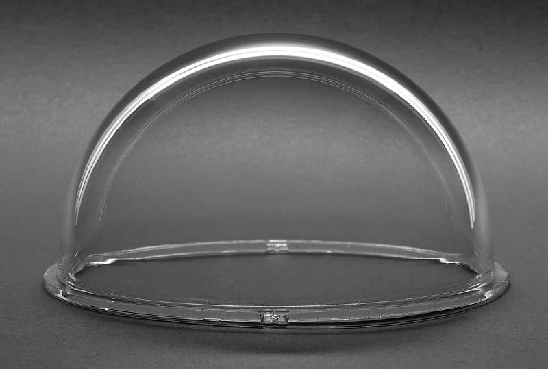 JMX 3.1 Inch Acrylic Indoor/Outdoor CCTV Clear Camera Dome Cover Security Camera Housing