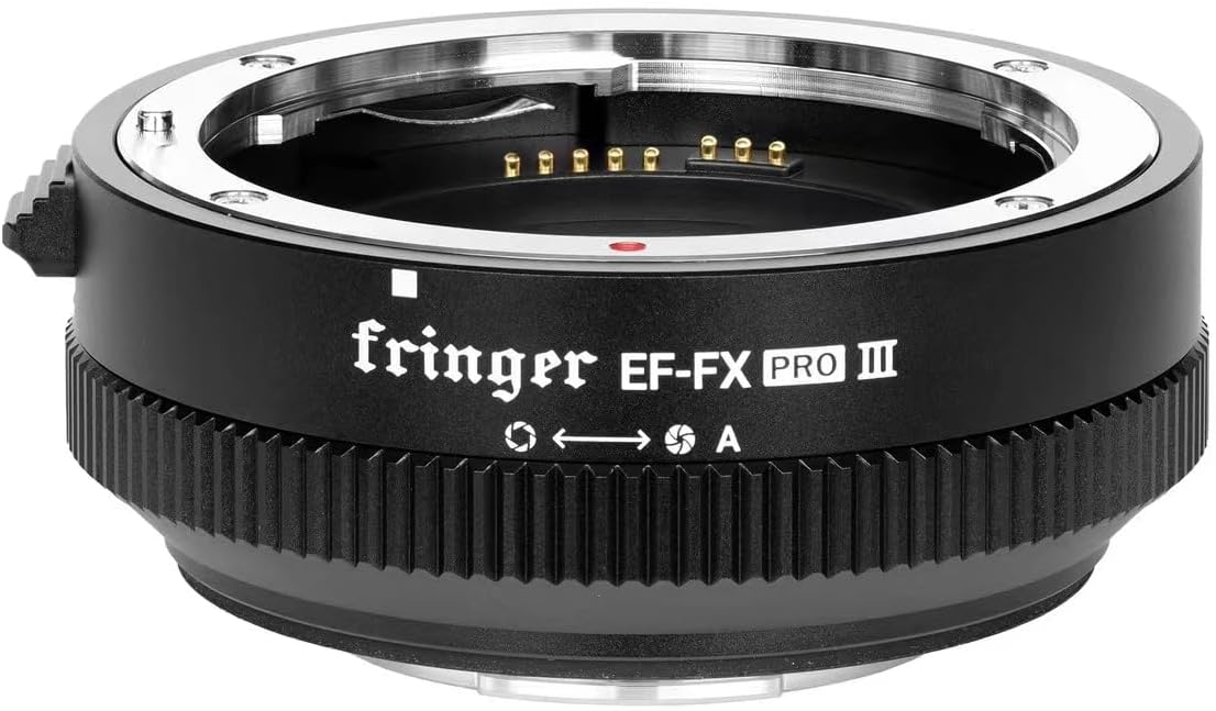 Fringer EF-FX PRO II Fuji Auto Focus Mount Adapter Built-in Electronic Aperture Automatic Compatible with Canon EOS EF Lens to Fujifilm X-T3 X-T4 X-Pro3 X-T30II X-S10 XT30 XH2 X-E4 X-T5