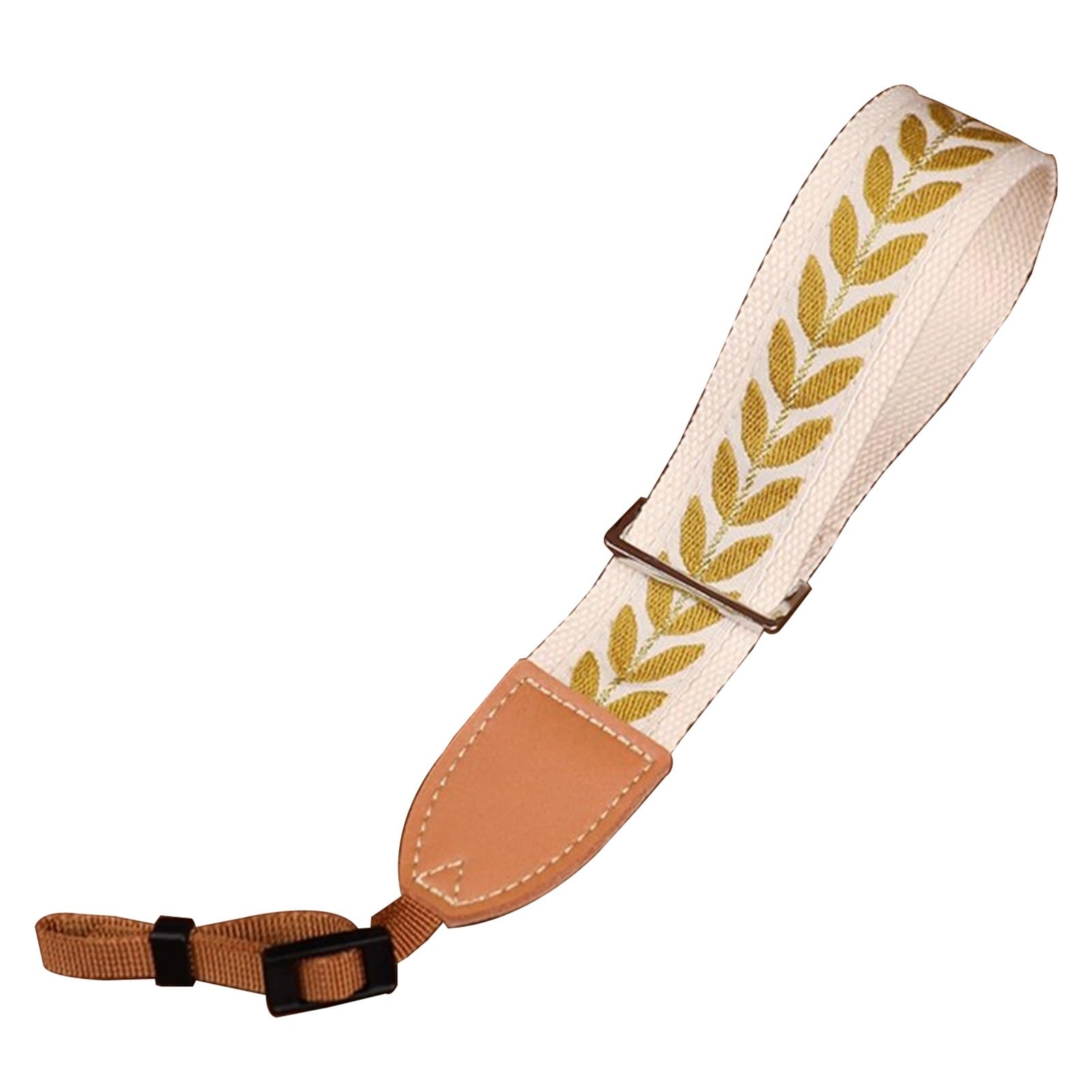 Flyiodfcxv Yellow Camera Strap, Wove Process, Cotton Camera Wrist Strap Wide And Comfortable, Sturdy