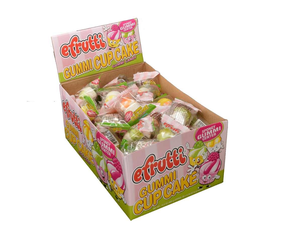 EFrutti Gummi Cupcakes Gummi Candy - 60 / Box