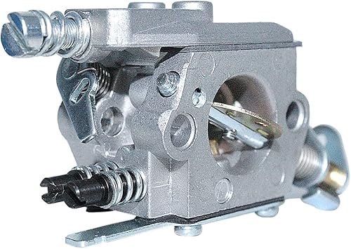 Miniatura 7 de Kit de carburador de pistón de cilindro de 1.575 in para motosierra Husqvarna 142 141 137 136 530069941, 530071987, 530019172, 530035482, 530029811,