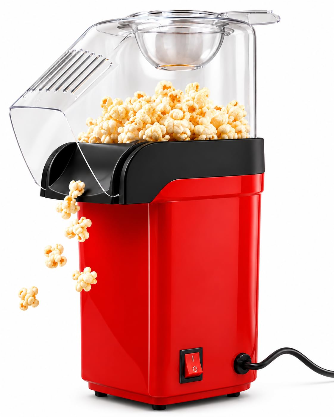 Hot Air Popcorn Maker Machine | Oil-Free Electric Popcorn Popper | Fast Heating Popcorn Maker with Measuring Cup for Home, Movie Nights & Healthy Snacking (1)-picture-18