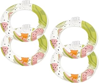 CIYODO 4 Pçs Mini Anel De Natação Porta-Copos De Mesa Porta-Copos Para Bebidas Sorvete Brinquedo De Banho Inflável Porta-Copos Porta-Copos Inflável Brinquedo De Banho Para Crianças Pvc