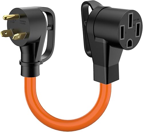 EV Charger Adapter Cord: NEMA TT-30P to 14-50R Charger 3
