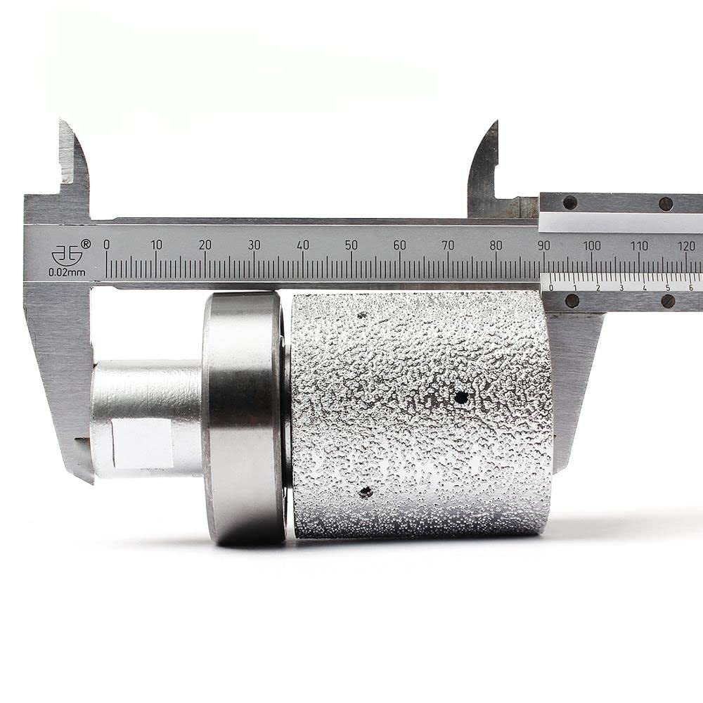 Brocas de tambor de diamante perfilador de 2 pulgadas, herramienta abrasiva de borde de fregadero con rosca de 5/8-11, 1 unidad