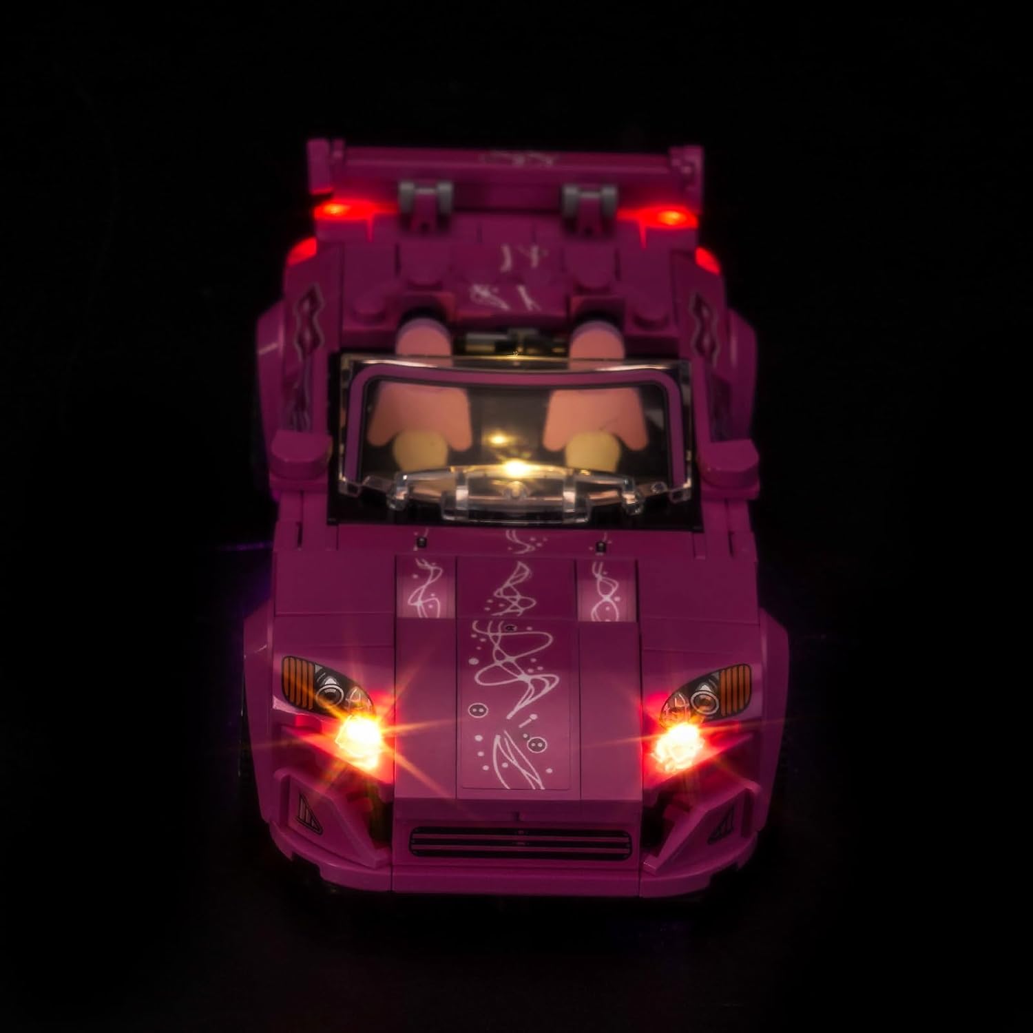 LED Lighting Compatible with Lego 77241 Speed Champions 2 Fast 2 Furious Honda S2000, Light Kit Compatible with Lego 77241 Car, NOT Included The Model Set - JUST Lights