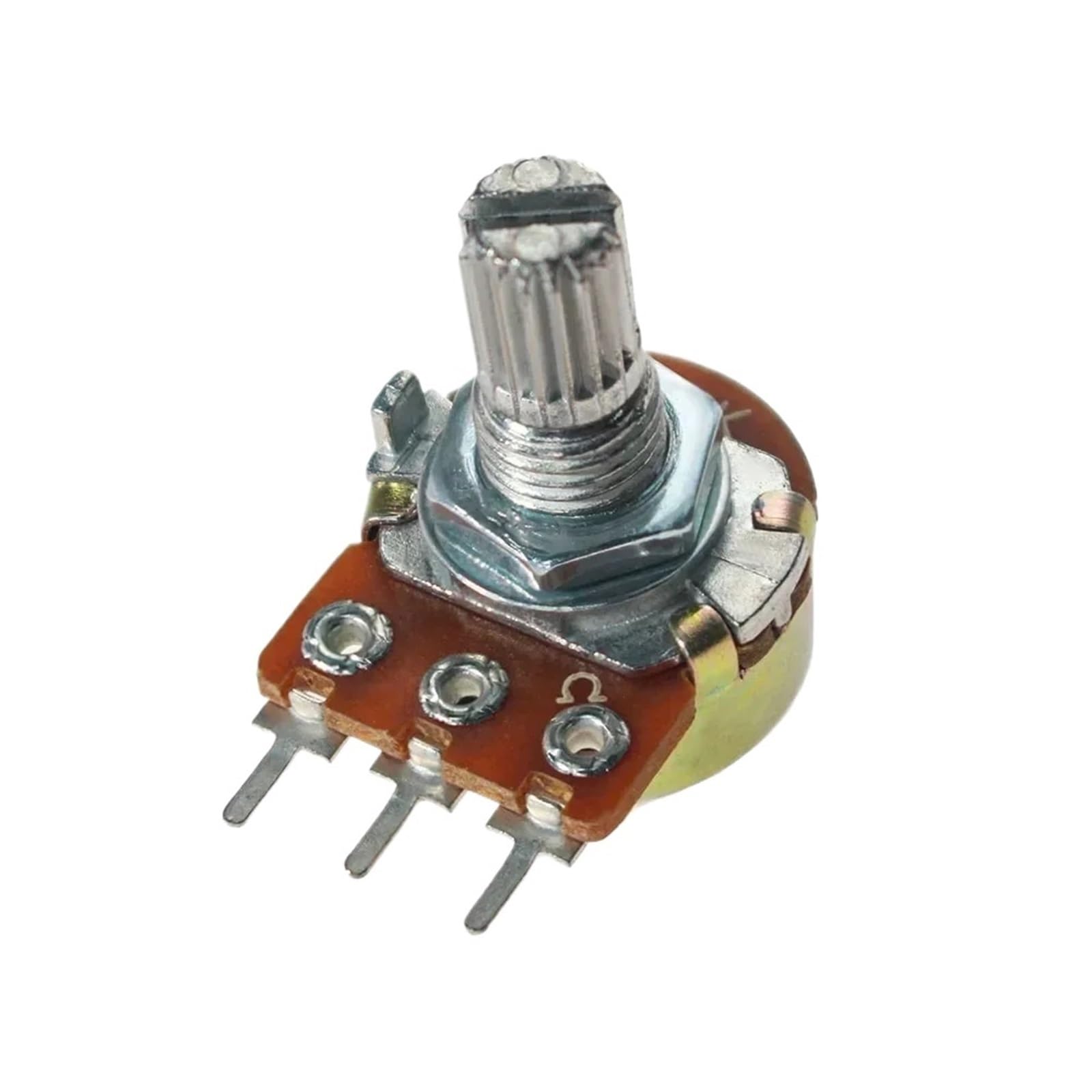 20 potenciómetros lineales WH148 de 15 mm y 3 pines con tuercas y arandelas, resistencia 1K, 2K, 5K, 10K, 20K, 50K, 100K, 250K, 1M (1M Ohm)